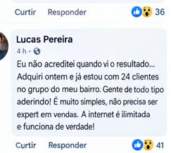 Depoimento de Lucas Pereira no Facebook